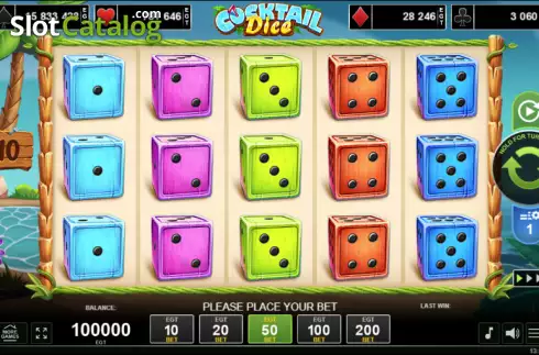 Скрин2. Cocktail Dice слот