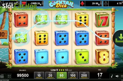 Скрин3. Cocktail Dice слот