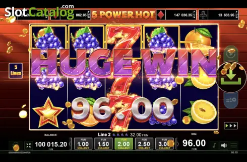 Скрин6. 5 Power Hot слот