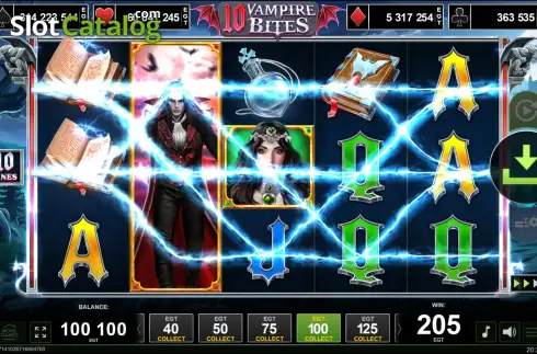 Скрин4. 10 Vampire Bites слот