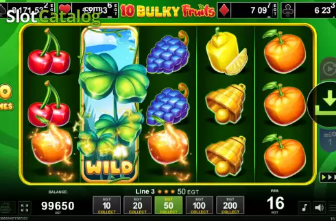 Скрин3. 10 Bulky Fruits слот