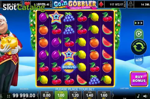 Скрин2. Coin Gobbler - Christmas Edition слот