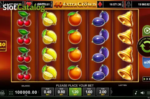 Скрин2. 40 Extra Crown слот