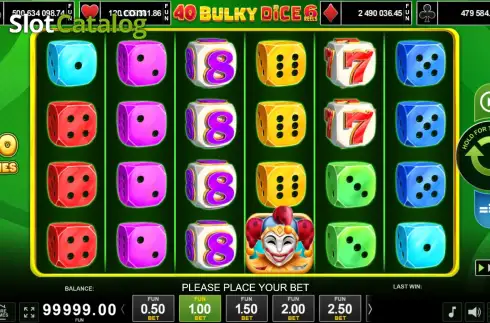 Скрин2. 40 Bulky Dice 6 Reels слот