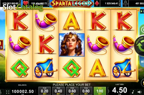 Скрин3. 20 Sparta Legend слот