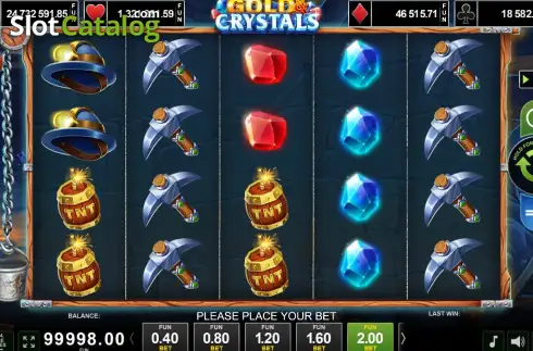 Скрин2. 40 Gold & Crystals слот