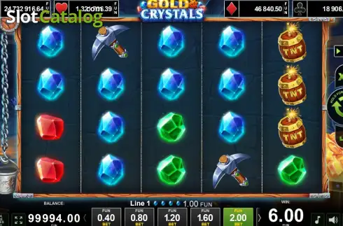 Скрин3. 40 Gold & Crystals слот