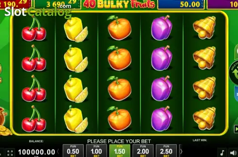 Скрин2. 40 Bulky Fruits Golden Coins Link слот