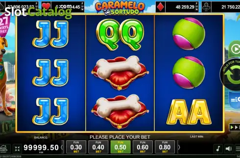 Скрин2. Caramelo Sortudo слот