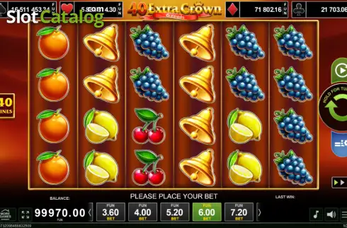 Скрин2. 40 Extra Crown 6 Reels слот