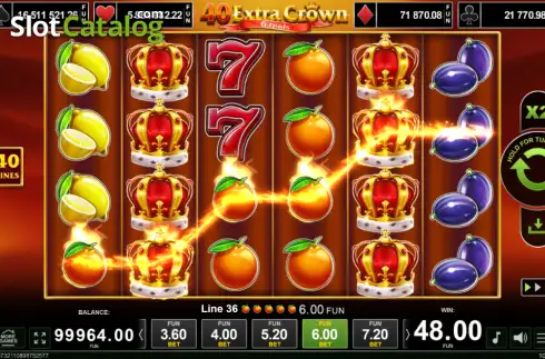 Скрин3. 40 Extra Crown 6 Reels слот