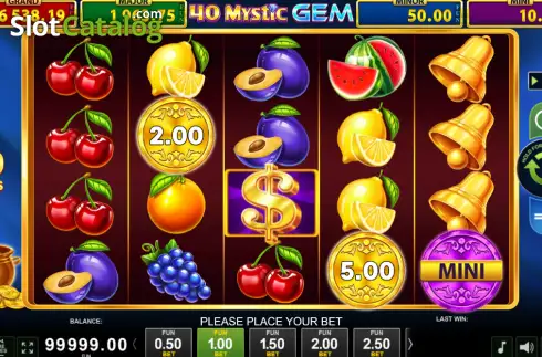 Скрин2. 40 Mystic Gem слот