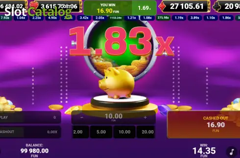 Скрин3. Falling Coins слот