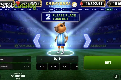 Скрин2. Cashybara Football Edition слот