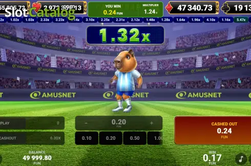 Скрин3. Cashybara Football Edition слот