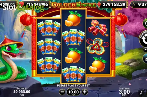 Скрин2. Golden Snake (Amusnet) слот
