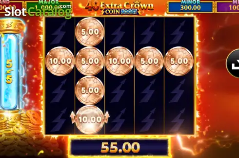 Скрин3. 40 Extra Crown Coin Boost слот