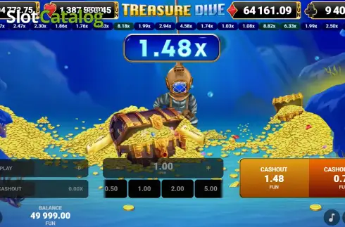 Скрин2. Treasure Dive слот