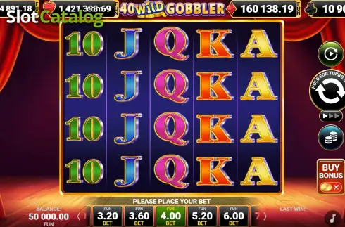 Скрин2. 40 Wild Gobbler слот