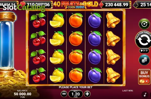 Скрин2. 40 Fruits & Gold Coin Boost слот