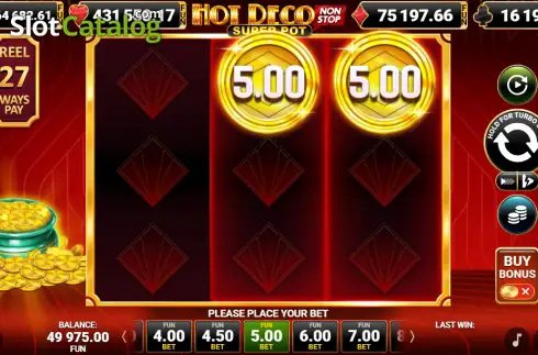 Скрин2. Hot Deco Nonstop Super Pot слот
