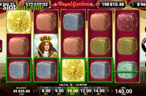 Скрин3. Royal Gardens слот