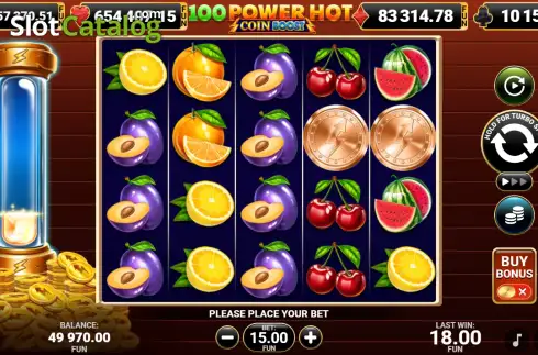 Скрин2. 100 Power Hot Coin Boost слот