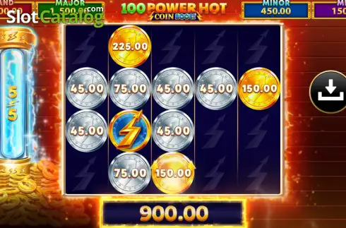 Скрин3. 100 Power Hot Coin Boost слот