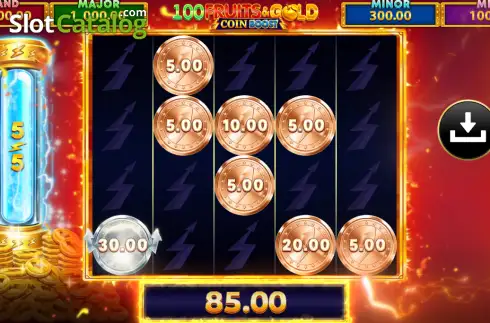 Скрин3. 100 Fruits & Gold Coin Boost слот