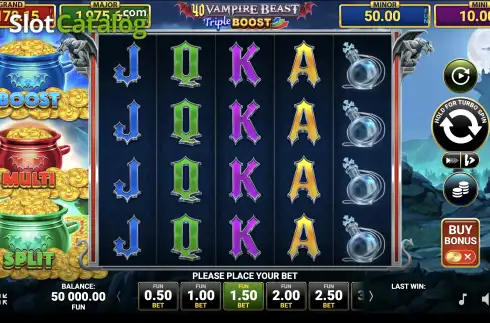 Скрин2. 40 Vampire Beast Triple Boost Golden Coins Link слот