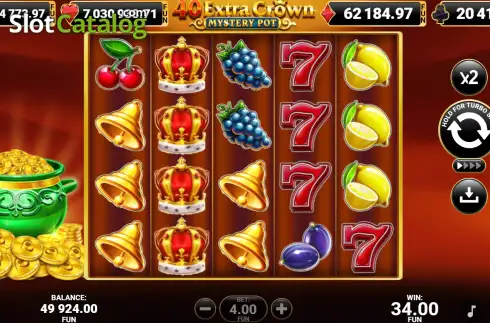 Скрин3. 40 Extra Crown Mystery Pot слот