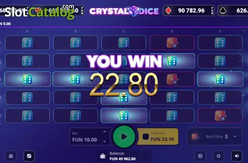 Скрин3. Crystal Dice (Amusnet) слот