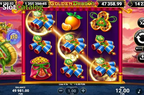 Скрин3. Golden Dragon (Amusnet) слот