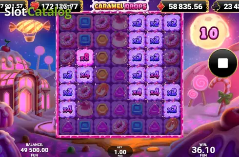Скрин3. Caramel Drops слот
