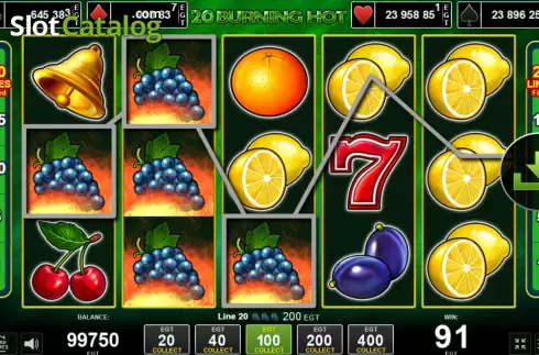 Скрин5. 20 Burning Hot слот