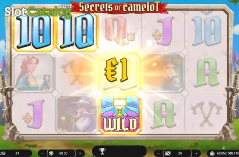 Скрин3. Secrets of Camelot слот