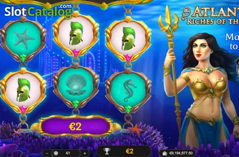 Скрин3. Atlantis Riches of The Deep слот