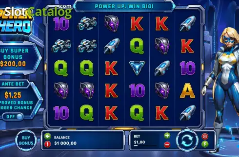 Скрин2. Power Hero слот