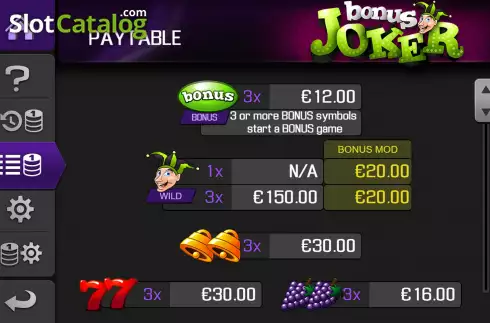 Скрин9. Bonus Joker слот