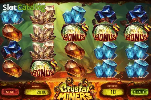 Скрин6. Crystal Miners слот