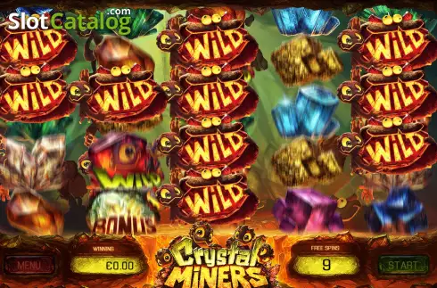 Скрин7. Crystal Miners слот