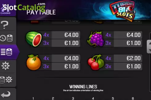 Скрин9. Turbo Slots 81 слот