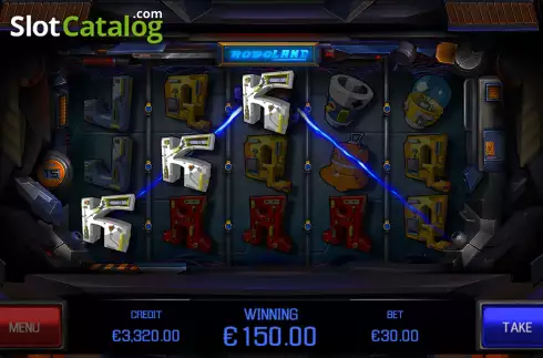 Скрин3. Roboland (Apollo Games) слот