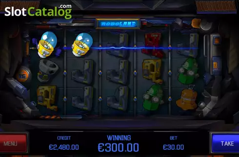 Скрин4. Roboland (Apollo Games) слот