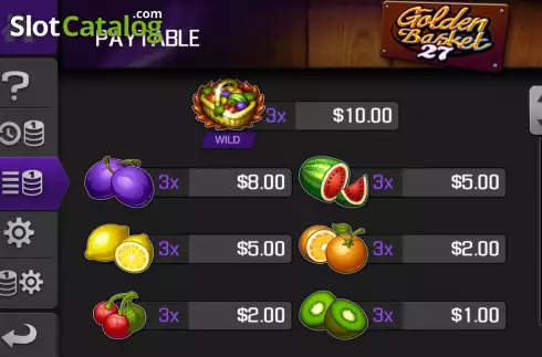 Скрин5. Golden Basket 27 слот