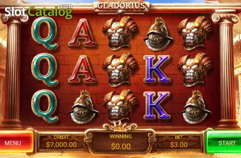 Скрин2. Gladorius слот
