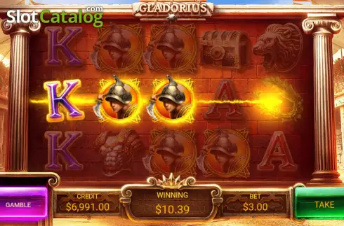 Скрин3. Gladorius слот