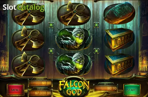 Скрин2. Falcon God слот