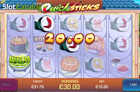 Скрин3. Quick Sticks слот