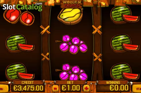 Скрин2. Wooden Fruits (Apollo Games) слот
